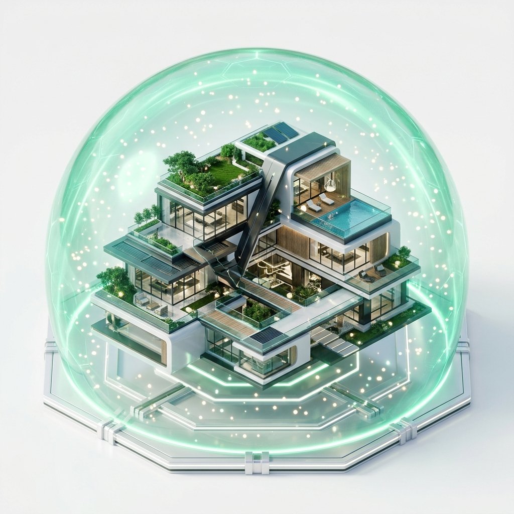 3D Bio-Shield House Dome